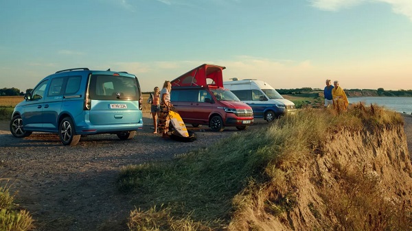 Mobiles hommes et vans Volkswagen entre Namur et Charleroi